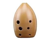 Mini Ocarina Hand Polished Fired 8 Hole Antique Clay Xun Instrument Ceramic Xun Chinese Ocarina(Color:5)