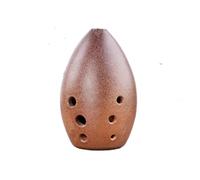 Mini Ocarina Hand Polished Fired 8 Hole Antique Clay Xun Instrument Ceramic Xun Chinese Ocarina(Color:4)