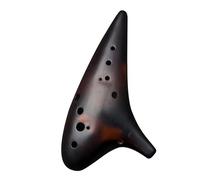 Mini Ocarina Lacquer-burnt alto F-key ocarina 12-hole professional performance collection grade performance flute