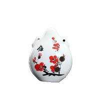 Mini Ocarina Large double-eared hand-painted ocarina 6-hole Tai Chi 6-hole ocarina beginner's entry-level instrument(3)