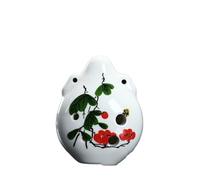 Mini Ocarina Large double-eared hand-painted ocarina 6-hole Tai Chi 6-hole ocarina beginner's entry-level instrument(1)