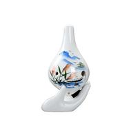 Mini Ocarina Long mouth hand-painted ocarina 6 holes ac key school teaching music teaching instrument(1)