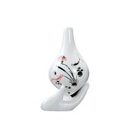 Mini Ocarina Long mouth hand-painted ocarina 6 holes ac key school teaching music teaching instrument(5)