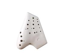 Mini Ocarina Matte white ocarina three-tube AC wide range professional performance instrument