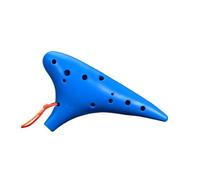 Mini Ocarina Multi-color ordinary 12-hole ocarina alto ac tuned school piano shop performance grade musical instrument plastic(5)