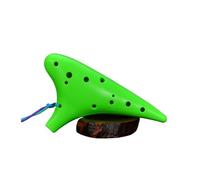 Mini Ocarina Multi-color ordinary 12-hole ocarina alto ac tuned school piano shop performance grade musical instrument plastic(6)