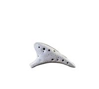 Mini Ocarina Multicolor 12 Hole Ceramic Ocarina Alto C Starry Sky Style Instrument with Lanyard Sheet Music Protective Bag(Color:7)