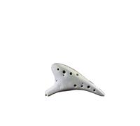 Mini Ocarina Multicolor 12 Hole Ceramic Ocarina Alto C Starry Sky Style Instrument with Lanyard Sheet Music Protective Bag(Color:9)