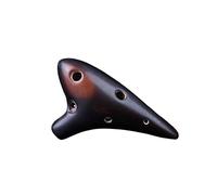 Mini Ocarina Necklace ocarina 6-hole SSF flute mini pendant small ocarina super high key F(3)
