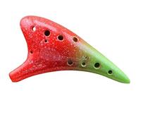 Mini Ocarina New 12-hole AC Ocarina Starry Sky 12-hole alto C-key ocarina with good tone and good tone(12)