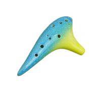 Mini Ocarina Ocarina 12-hole AC professional beginner ocarina twelve-hole playing type bright starry sky light blue