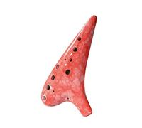 Mini Ocarina Ocarina 12-hole AC professional beginner student ocarina twelve-hole performance type stone glaze red