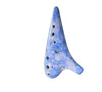 Mini Ocarina Ocarina 12-hole AC professional beginner student ocarina twelve-hole performance type stone glaze blue