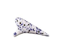 Mini Ocarina Ocarina 12-hole alto C key ocarina SF SG SC key blue and white ocarina AC ocarina professional performance(SC)