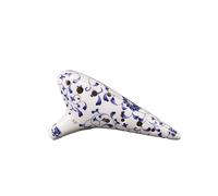 Mini Ocarina Ocarina 12-hole alto C key ocarina SF SG SC key blue and white ocarina AC ocarina professional performance(S-G)