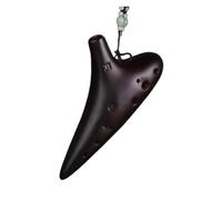Mini Ocarina Ocarina 12-hole fumigation Alto C key AC Beginner Ceramic Making Tutorial