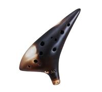 Mini Ocarina Ocarina 12-hole instrument alto AC tune beginner professional performance level primary school student flute(Color:4)