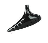 Mini Ocarina Ocarina 12-hole ocarina alto C black pottery professional performance matte recommended for beginners