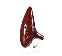 Mini Ocarina Ocarina 12 holes national musical instrument brown alto C