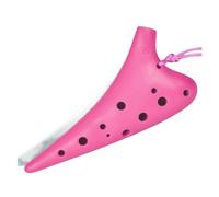 Mini Ocarina Ocarina 12 holes SC beginner high pitch C key six pottery xun plastic student(Color:1)