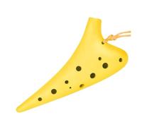 Mini Ocarina Ocarina 12 holes SC beginner high pitch C key six pottery xun plastic student(Color:2)
