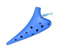 Mini Ocarina Ocarina 12 holes SC beginner high pitch C key six pottery xun plastic student(Color:3)