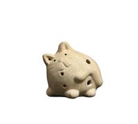 Mini Ocarina Ocarina 6 Hole Ceramic Instrument with Lanyard Sheet Music for Music Lovers and Beginners(Color:11)