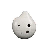 Mini Ocarina Ocarina 6-hole creative student ceramic handmade beginner Ac tone teaching ocarina pendant(Color:9)