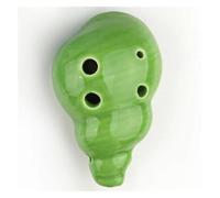 Mini Ocarina Ocarina 6-hole ocarina alto C beginner ocarina travel souvenir teaching ceramic pendant(Color:2)