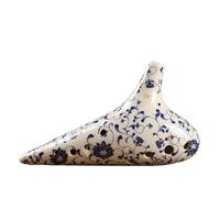 Mini Ocarina Ocarina AF key blue and white ocarina 12 hole alto ocarina musical instrument AF key ocarina