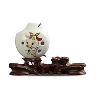 Mini Ocarina Ocarina alto C key six holes AC key 12 beginners zodiac ocarina(11)