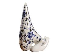 Mini Ocarina Ocarina in C key blue and white ocarina 12-hole alto seven-piece set ocarina in C key AF key(AC)