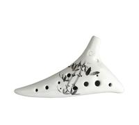 Mini Ocarina Ocarina instrument 12 holes AC professional playing smoked cracked ocarina for beginners in C key(4)