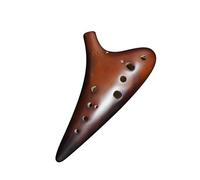 Mini Ocarina Ocarina instrument 12 holes AF alto F key lacquer smoked professional performance level