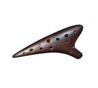 Mini Ocarina Ocarina instrument 12 holes sc treble C key twelve holes large lacquer smoked xun professional performance grade