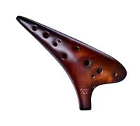Mini Ocarina Ocarina instrument 12 holes SF treble F key lacquer smoked xun professional performance grade