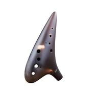 Mini Ocarina Ocarina Mini Rare Ceramic Instrument Professional Lanyard Flute Soprano 12 Hole(Color:2)