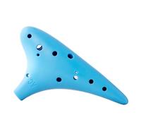 Mini Ocarina Ocarina plastic 12-hole ac alto C key plastic anti-fall professional 12-hole AC multi-color(Blue)