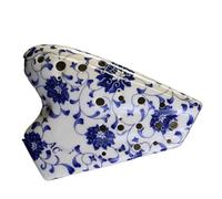 Mini Ocarina Ocarina three-tube AC key matte white 3-tube alto C key purple sand smoked ocarina wide range