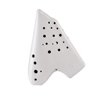Mini Ocarina Ocarina three-tube plain-fired alto G key ultra-wide range smoked instrument upgraded model