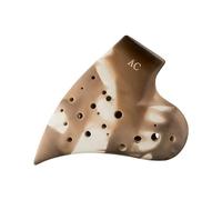 Mini Ocarina Ocarina three-tube progressive musical instrument handmade dolomite ceramic professional music