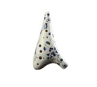 Mini Ocarina Ocarina time instrument ceramic instrument professional double porcelain advanced oud music(Color:2)
