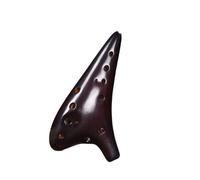 Mini Ocarina Performance 12-hole ocarina smoked and burned beginner teaching ocarina 12-hole with teaching materials(1)
