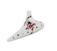 Mini Ocarina Plum Blossom Painted Treble G Professional Ocarina 12-hole Instrument
