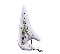 Mini Ocarina Professional-grade ink bamboo sound quality 12-hole alto C key
