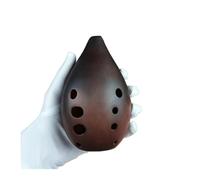 Mini Ocarina Professional high-end 10-hole Ocarina in F and G ancient musical instrument for beginners and performers(Color:7)