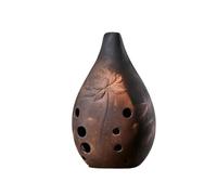 Mini Ocarina Professional high-end 10-hole Ocarina in F and G ancient musical instrument for beginners and performers(Color:2)