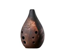 Mini Ocarina Professional high-end 10-hole Ocarina in F and G ancient musical instrument for beginners and performers(Color:4)