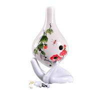 Mini Ocarina Professional quality 6-hole ocarina recommended for beginners six-hole alto C key ocarina instrument(Color:Style 11a)