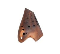 Mini Ocarina Purple sand smoked AC key matte white 3-tube alto C key purple sand smoked ocarina wide range